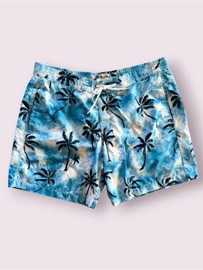 Trunks Surf & Swim Co Blue Palm Tree Trunks